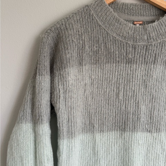 Free People Color Block Fuzzy Sweater - Picture 4 of 7